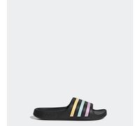 adidas Adilette Aqua Slides Kids, Infradito Unisex - Bambini e ragazzi, Core Black Orange Tint Halo Mint, 38 EU