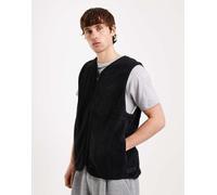 adidas - Sportswear Sharp - Canotta nera con zip-Nero 2XL