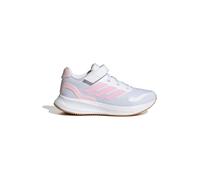 adidas RUNFALCON 5 Shoes Kids, Scarpe da Corsa Unisex-Bambini, Ftwr White/Clear Pink/Gum 3, 30 EU