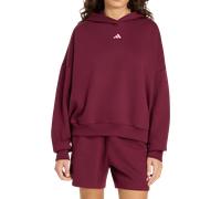 adidas Sportswear Sportswear 3-Stripes Studio Felpe con cappuccio M Rosso scuro