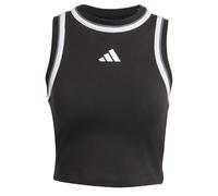 Canotta Essentials Color-Pop Cotton Crop Black L