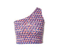 ADIDAS SPORTSWEAR Top sportivo 'Farm' blu reale / salmone / bianco naturale Donna ADIDAS SPORTSWEAR L