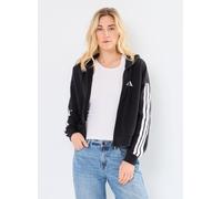 adidas Donna Essentials 3-Stripes French Terry Full Zip Hoodie, Black/White, XL