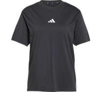 Adidas Femme Essentials 3-Stripes Cotton T-Shirt, Black/White, XS