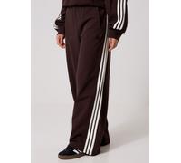 ADIDAS SPORTSWEAR Pantaloni sportivi 'adidas KIT 3-Stripes Wide' cioccolato / bianco Donna - Sport - Tipi di sport - Fitness - Pantaloni - Pantaloni lunghi ADIDAS SPORTSWEAR M