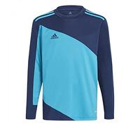 adidas Squadra 21 Goalkeeper Jersey, Maglia Lunga Bambino, Team Navy/Bold Aqua, 5-6 Years