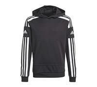 adidas Squadra 21 Hooded Track Top Felpa con cappuccio, Black/White, 164 Unisex - Bambini e ragazzi