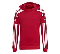 adidas Squadra 21 Hooded Track Top Felpa con cappuccio, Team Power Red/White, 116 Unisex - Bambini e ragazzi