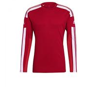 adidas Squadra 21 Long Sleeve Jersey, Maglia Lunga Uomo, Team Power Red/White, S