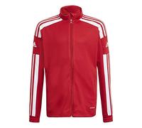 adidas Squadra 21 Training Jacket, Giacca Unisex-Bambini, Team Power Red/White, 13-14 Years
