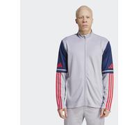 adidas - Squadra 25 - Giacca da allenamento tecnica grigio gloria e blu navy team 2 S