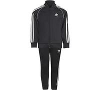 adidas SST Tracksuit, Tuta da Ginnastica Unisex-Bambini e Ragazzi, Black/White, 4 Anni