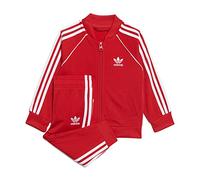 adidas SST Tracksuit, Tuta da Ginnastica Unisex-Bimbi 0-24, Vivid Red/White, 18-24 Mesi