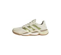 adidas Stabil 16 Indoor Shoes, Scarpe Sportive Donna, off White/Gold Met./Crystal Sand, 41 1/3 EU