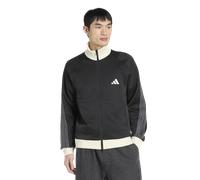 Adidas Stadium Regular Fit Pique Tracktop Uomo - Top da pista Nero - Taglia M - Poly Mesh Black M