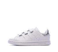 Adidas Stan Smith CF C, Scarpe da Ginnastica, Ftwr White/Ftwr White/Core Black, 31 EU