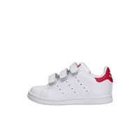 adidas Stan Smith CF I, Sneaker Unisex - Bambini e ragazzi, Footwear White/Footwear White/Bold Pink, 24 EU