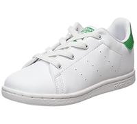 Adidas Stan Smith El I, Scarpe da Ginnastica Unisex - Bambini e Ragazzi, Bianco/Bianco/Verde, 22 EU