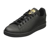 adidas Stan Smith J Bambini Black Gold Formatori Classico - 38 2/3 EU