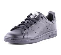 adidas Stan Smith J, Sneaker Unisex - Bambini e ragazzi, Black Black Black Ftwr White, 35.5 EU