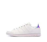 adidas Stan Smith J, Sneaker Unisex - Bambini e ragazzi, Cloud White Cloud White Silver Metallic, 35.5 EU