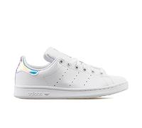 adidas Stan Smith J, Sneaker Unisex - Bambini e ragazzi, Cloud White Cloud White Silver Metallic, 40 EU