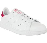 adidas Stan Smith J, Sneaker Unisex - Bambini e ragazzi, White Footwear White Footwear White Bold Pink, 35.5 EU