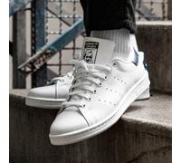 Adidas Stan Smith Uomo Bianco Blue vera pelle scarpe ginnastica tennis comode