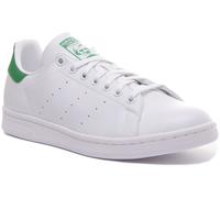 ADIDAS Stan Smith Uomo con Lacci Classico Tennis Scarpe IN Bianco Verde Taglia