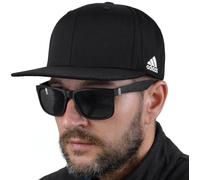 Adidas STR Snapback Cappello Da Uomo Flat Cap Trucker Nero S M L [OSFM]