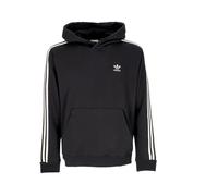 Adidas - Stripes Hoodie Nero/Bianco Manica Lunga - - Sport - Uomo - Nero - S