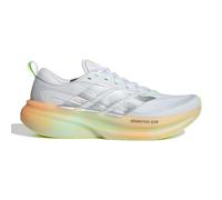 adidas Uomo Supernova Glide Running Shoes, Ftwr White/Matte Silver/Signal Green, 42 2/3 EU