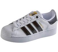 Adidas Superstar Bold W, Scarpe da Ginnastica Donna, Bianco/Nucleo Nero/Oro Met., 43 1/3 EU
