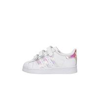 Adidas Superstar CF I, Scarpe da Ginnastica, Ftwr White/Ftwr White/Ftwr White, 25 EU