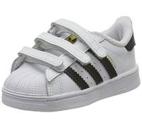 ADIDAS originals sneakers superstr cf i velcro bianco nero bambino EUR 21