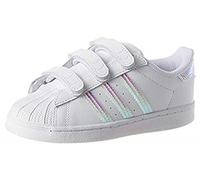 Adidas Superstar CF I, Scarpe da Ginnastica Unisex-Bambini, Ftwr White/Ftwr White/Ftwr White, 22 EU