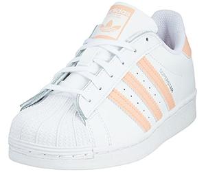 adidas Superstar, Sneakers Unisex - Bambini e ragazzi, Cloud White Haze Coral Cloud White, 37 1/3 EU