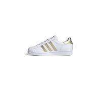 Adidas Superstar W, Scarpe da Ginnastica Donna, Bianco/Oro Met./Bianco, 38 EU