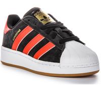 ADIDAS Superstar Xlg Remix Suola con Lacci Donna Trainer IN Nero Rosso UK 3 - 11