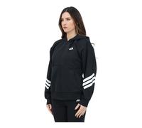 Adidas, ,Sweatshirts & Hoodies ,Donna ,Nero ,L Future Icons Felpa con Cappuccio e Zip Integrale 3-Stripes