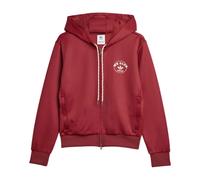 Adidas, ,Sweatshirts & Hoodies ,Uomo ,Rosso ,S Felpa con Zip e Stile Retro