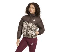 Adidas Synthetic Down Allover Print Jacket Bambini - Giacche Marrone - Taglia 147 - 152 CM - Poly Mesh Brown 147 - 152 CM