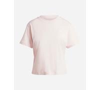 Adidas Szn Small Logo W - T-shirt - Donna - Rosa XS