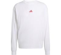 Adidas - T-shirt da corsa a maniche lunghe e leggera - Runhard G LS White in Cotone - Taglia L - Bianco