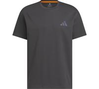 Adidas - T-shirt da escursionismo in cotone e poliestere riciclato - XPL GFX Tee Carbon per Uomo in Cotone - Taglia L - Grigio