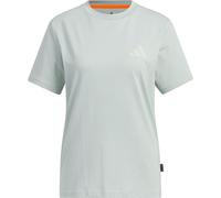 Adidas - T-shirt da escursionismo in cotone - W XPL Camp Tee Same per Donne in Cotone - Taglia M - Blu