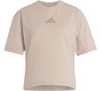Adidas - T-shirt da trail running elasticizzato e traspirante - W XPL Trail Tee Taumer per Donne - Taglia S - Beige