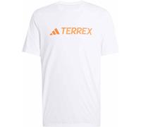 Adidas - T-shirt da trail running leggero e traspirante - Multi Logo Tech Tee White per Uomo - Taglia S - Bianco