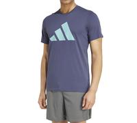 Adidas T-Shirt da Uomo Train Essentials Feelready Logo Blu Blu