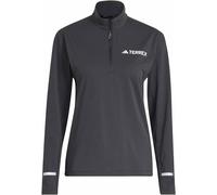 Adidas - T-shirt donna con mezza zip - Xperior Half Zip Longsleeve W Black per Donne - Taglia S - Nero